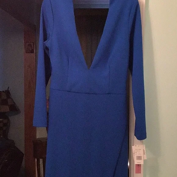 AQUA WOMENS FORMAL GOWN ROYAL BLUE SIZE 12 - Picture 3 of 16